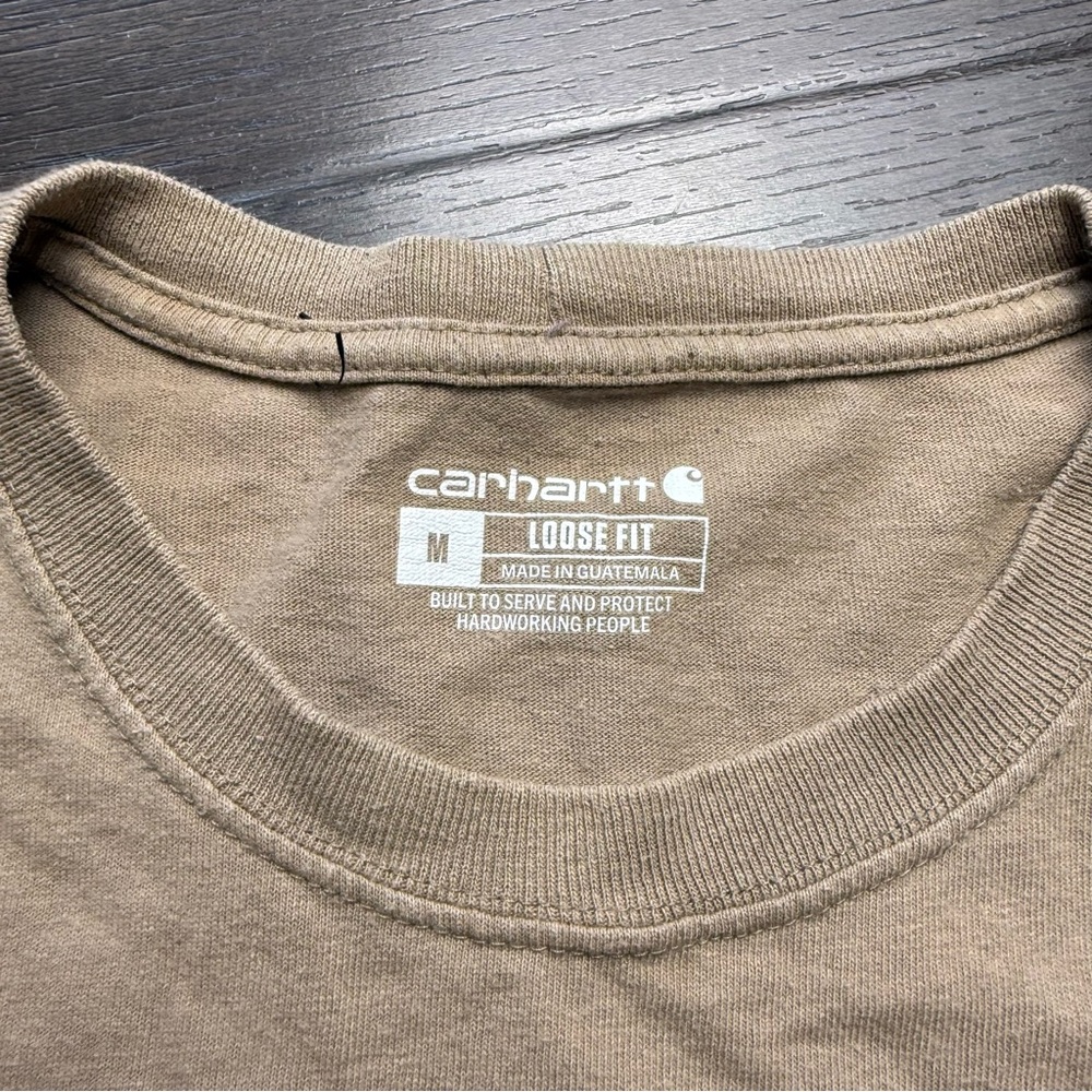 Carhartt Tan Crew Neck Tee - Picture 4 of 7